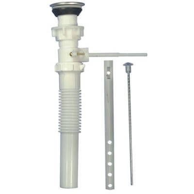 

Master Plumber 1-1/4-Inch O.D. Tube x 7-3/4-Inch Flexible Lavatory Pop Up Drain Assembly 1 Pack