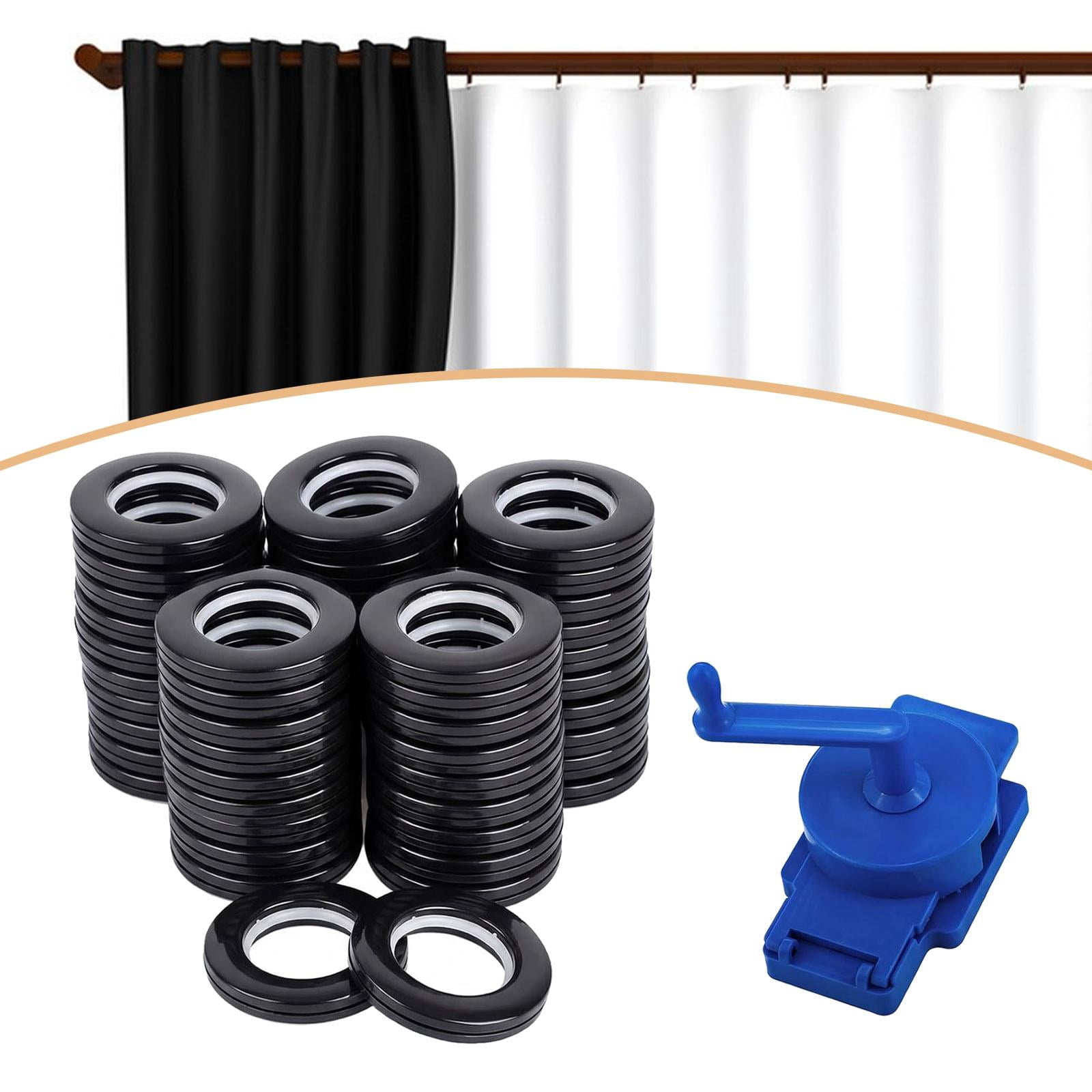 Axioma Polypropylene Rotary Curtain Grommet with Roman , Manual, , 50-pack Grommets for silver
