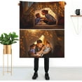 thumbnail image 3 of Custom Blanket Personalised Blanket with Photos Text.Custom Blanket with 1-9 Photo Collages.Flannel Blankets for Family Birthday Wedding Gift Fits Couch Sofa Bedroom Living Room-100cmX125cm, 3 of 6