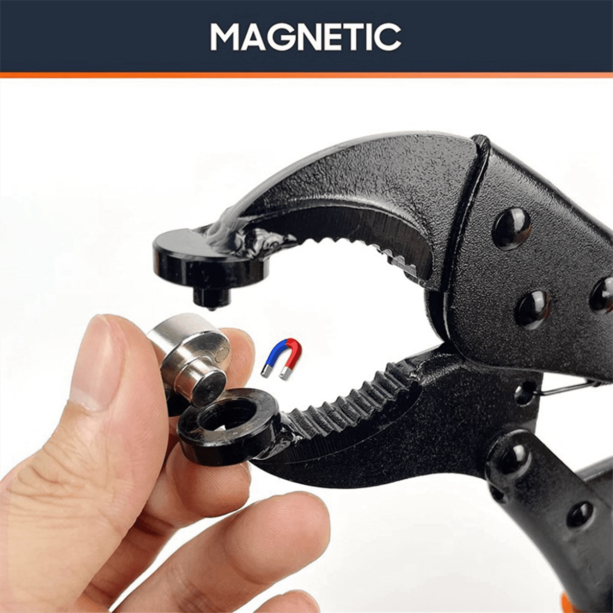Heavy-Duty Snap Fastener Pliers Adjustable Tool Pliers with Three Dies for Leather Snap and Sewing