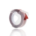thumbnail image 3 of 3D Embossing Label Tape Refill for DYMO 12965 1610 Label Maker with 3/8 Inch * 9.8 feet, 1 Roll Maroon, 3 of 7