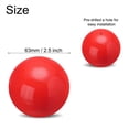 thumbnail image 2 of Gazing Ball 2.5 Inch 63mm Reflective Sphere Polished Hollow Ball Red, 2 of 7