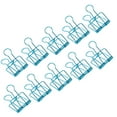 thumbnail image 3 of Mini Binder Clips, Hollow Tail Clips Strong Clamping Binder Clips  For Document Blue,Green,Silver, 3 of 8