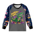 thumbnail image 5 of Boys 2‑Piece Mardi Gras Pajama Set with Festive Print,Fun Fabric Long Sleeve Sleepwear for Boys 5-6 Years, 5 of 5