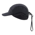 thumbnail image 3 of Waterproof Winter Hats Warm Polyester Lined Earflaps Baseball Cap,Black, 3 of 9