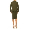 thumbnail image 4 of Women's Elegant 2-Piece Suit – Blazer and Pencil Skirt, Professional Workwear, 4 of 8