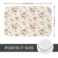 thumbnail image 2 of Pofeuu Floral Print Flannel Doormats Rug16"x24"Rug Washable Doormats Indoor Outdoor Rugs for Layered Front Door Mats, Porch, Kitchen, Entryway, 2 of 7