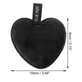 thumbnail image 3 of Unique Bargains 1 Pc Heart-shaped Facial Sponges 3.94"x3.15" Black, 3 of 6