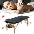 thumbnail image 6 of BestMassage 28" Wide Portable&Foldable Massage Table w/Free Carry Case Chair Bed Spa Facial,Black, 6 of 7