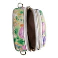 thumbnail image 5 of No Boundaries Women's Rounded Phone Crossbody Bag, Blurred Floral, 5 of 7