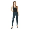 thumbnail image 2 of SlimMe Dark Wash Bamboo Blend Denim Jeggings - Womens - Female, Q1/Q2, Dark Wash, 2 of 9
