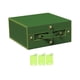 thumbnail image 2 of Caja organizadora portátil para tarjetas coleccionables. verde amarillo, 2 of 7