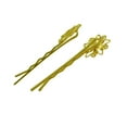 thumbnail image 3 of EHJRE 12 Piece Flower Filigree Hair Clips Hair Pins Headwear Findings Gold, 3 of 9