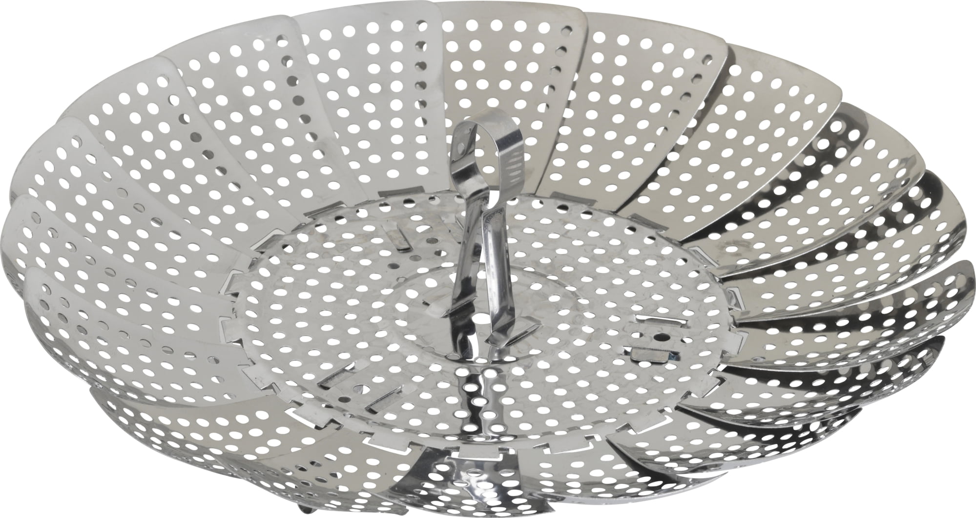 GoodCook Everyday Stainless Steel Collapsible Steamer Basket, Silver