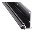 thumbnail image 1 of Rail de Store 021-56302-16 avec Insert Rail de Gouttière; Aluminium; Noir, 1 of 1