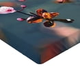 thumbnail image 2 of Ambesonne Nature Fitted Sheet, Blooming Sakura Flowers, Queen Size, Pale Pink Orange, 2 of 3