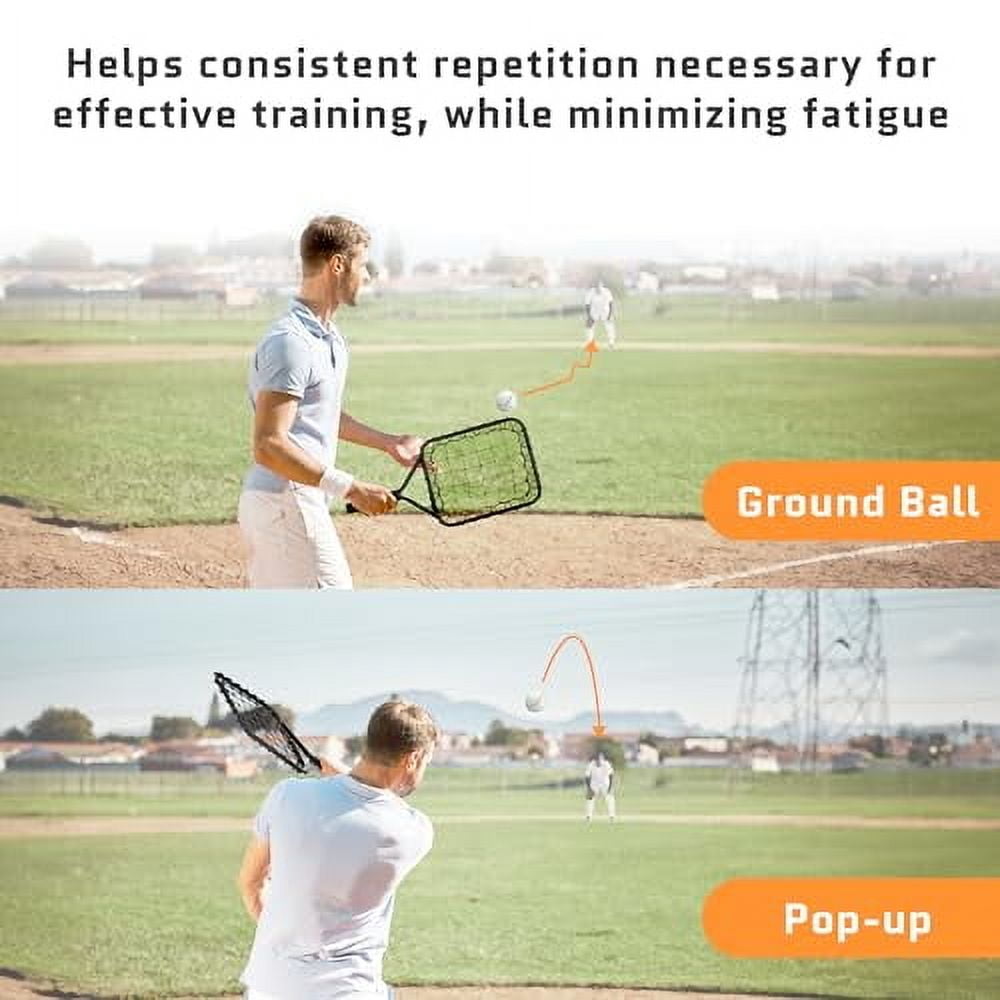 Fungo Racket Fugo Bat Baseball Racket Training Equipment | 1lb Extreme Lightweight Baseball and Softball Training Equipment | Perfect for both Parents and Coaches as Baseball Accesories