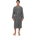 thumbnail image 3 of Men's Robe, Turkish Cotton Terry Kimono Bathrobe, 3 of 6