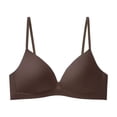 thumbnail image 2 of Gkeoshab Nursing Bras Women Printed Soft Wireless Bra High Support Bralette Comfortable & Breathable Brown S, 2 of 4