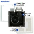 thumbnail image 6 of Panasonic FV-0511VQL1 WhisperCeiling DC Ventilation Fan/Light Combination, Speed Selector, Quiet, 6 of 7