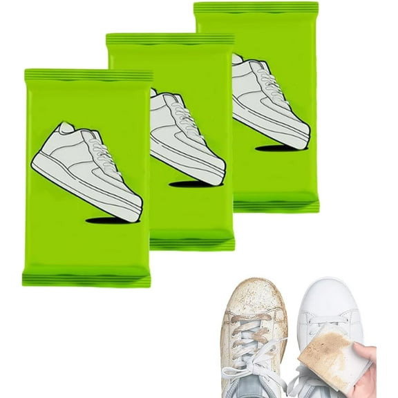 Quick Clean Shoe Wipes, Sneaker Cleaning Wipes, Premium Wipes for Removing Dirt, Stains, Scuffs and Care