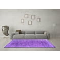 thumbnail image 3 of Ahgly Company Indoor Rectangle Persian Purple Traditional Area Rugs, 2' x 5', 3 of 4