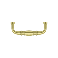 thumbnail image 2 of Deltana K4473U3 Colonial Wire Pull, 3" in Polished Brass, 2 of 2
