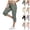 12# Army Green, variant on Cargo Capris for Women Lightweight Quick Dry Hiking Travel Pants with Pockets Summer Casual Cropped Outdoor Pants Camel XXL