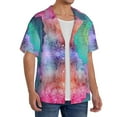 thumbnail image 2 of Kdxio Men'S Hawaiian Shirt For Men Short Sleeve Shirt Vintage Mandala Summer Casual Holiday Beach Button Down T-Shirts, 2 of 5