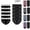 10 Black, variant on CHUMUD Cotton 10 Pack Underwear for Women High Waisted Full Coverage Briefs Breathable Soft Panties