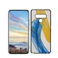 thumbnail image 1 of Compatible with LG Stylo 6 Phone Case, Blue And Yellow Case Men Women, Flexible Silicone Shockproof Case for LG Stylo 6, 1 of 1