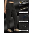 thumbnail image 6 of baleaf Women's Hiking Pants 29'' Convertible Zip-Off Pants with 6 Pockets Water Resistant Lightweight Quick Dry UPF 50+ Black L, 6 of 7