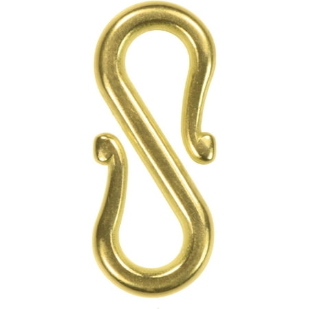 

18k Gold S-Hook Clasp Connector 12mm Medium
