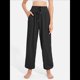 thumbnail image 4 of Pantalones de Yoga Casuales, Cómodos y de Pierna para Mujer Negro M, 4 of 7