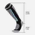 thumbnail image 4 of Winter Thermal Socks Long Tube Skiing Socks, Thickened Insulation Socks, Men's And Women's Skiing Sports Socks, for Snowboarding, Snow, Winter, Thermal Knee-high Warm Socks, Hunting, 4 of 6