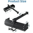 thumbnail image 2 of AKDSteel 38" Sleeve Hitch Tow Behind Box Scraper,8mm Scraper Plate Lawn Tractor Attachments with Box Blade, Sleeve Hitch for ATV UTV Grader, 2 of 7
