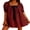 Multi-color, variant on Women Plaid Summer Dress Loose Bow Square Neck Puff Sleeve Short Dress for Daily Travel