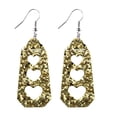 thumbnail image 1 of Sonducket Pendientes Cuero Labio Oreja Cuelga En forma de corazón Joyería hueca Adornos de aretes Favores de fiesta Regalo de San Valentín Boda Ropa, zapatos y accesorios Miscelánea tipo 15 Sonducket AP010115-14, 1 of 6