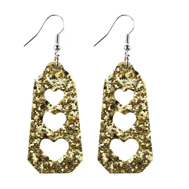 Sonducket Pendientes Cuero Labio Oreja Cuelga En forma de corazón Joyería hueca Adornos de aretes Favores de fiesta Regalo de San Valentín Boda Ropa, zapatos y accesorios Miscelánea tipo 15 Sonducket AP010115-14