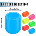 thumbnail image 4 of CozeLy Glow in the Dark Tire Valve Caps LED Light Luminous Car Decor Accessories for Vehicle Motorcycle Neon Valve Stem Caps 1 Piece, 4 of 9