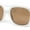 White - Brown, variant on Womens Horn Rim Large Butterfly Plastic Fashion Sunglasses All Black