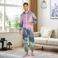thumbnail image 6 of FORMRS Onesies Pajama for Adults Unisex Hoodie Winter Jumpsuit One Piece Sleepwear, Sizes S-2XL, Green Night Deer, 6 of 7
