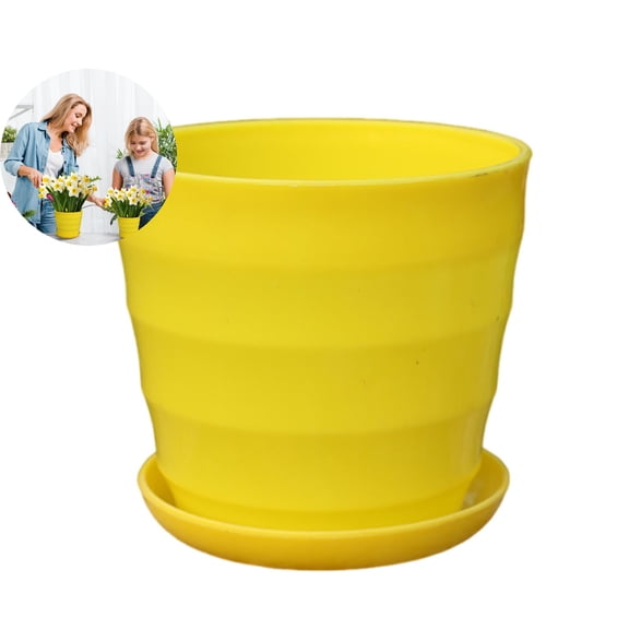WNFJR Plant Pots - Small Flower Pots for Indoor Plants Succulents with Drainage Plastic Planters