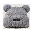 thumbnail image 2 of iHPH7 Bear Hat Knit Hat Y2k Hat Skull Beanie Slouchy Beanie Winter Caps for Women Cute Beanies for Women Gray One Size, 2 of 3