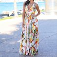 thumbnail image 1 of WILLBEST Vestido De Verano Para Mujer, Vestido De Playa Informal Con Estampado Para Mujer, Falda Larga Para Mujer, 1 of 3