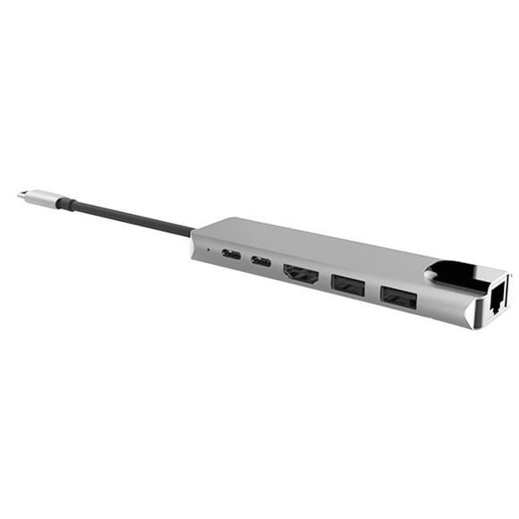 PD charging hub Rj45 HD network hub Usb-C to 4K HD hub USB type-C HD hub 6 in 1 USB-C hub