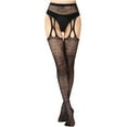 thumbnail image 2 of BONIXOOM Socks For Women Semi-Opaque Thigh-High SpandexTrouser Work Socks Beige One Size, 2 of 6