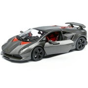 Lamborghini Sesto Elemento Matt Grey 1/24 Diecast Car Model by Bburago