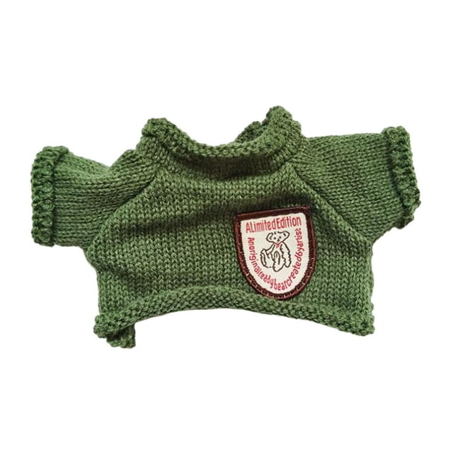 BELOVING Chandail Ample pour Poupée, Vêtement de Poupée pour Poupée de 7,87 Pouces pour Petites Filles, Ours Vert