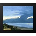 thumbnail image 2 of Caroline, Emma 24x20 Black Modern Framed Museum Art Print Titled - Blue Ocean Evening I, 2 of 5